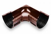 Внутренний угол 90° для желоба 135мм STAL, 152(130)/90 мм, цвет Темно-коричневый, Galeco